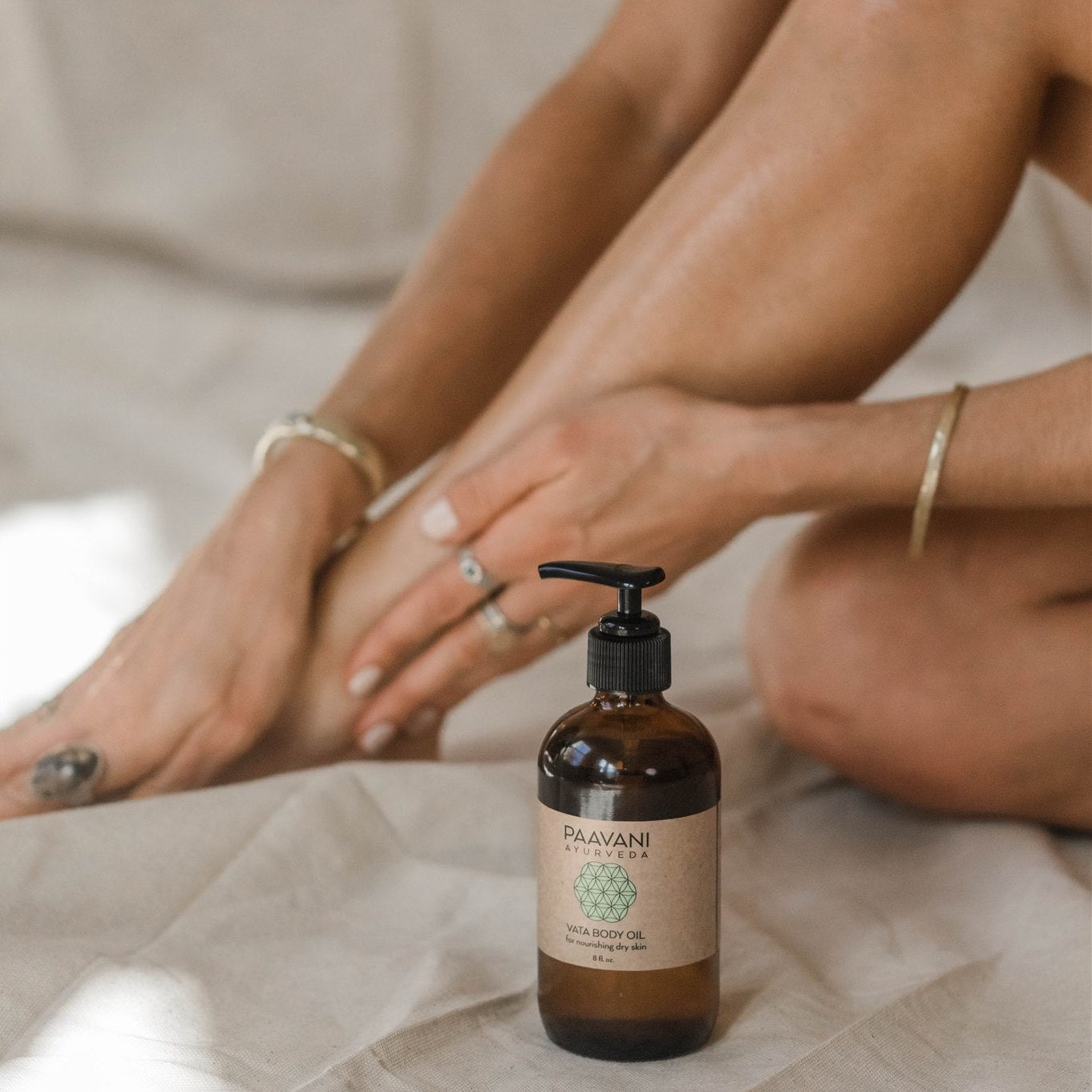 Vata Body Oil | Nourishing Ayurvedic Abhyanga Oil for Dry Skin